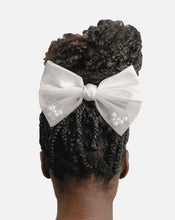 Load image into Gallery viewer, Audrey Confetti Bow in White
