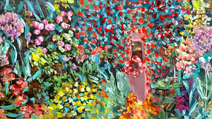 "Rose Garden No.2" Canvas Print